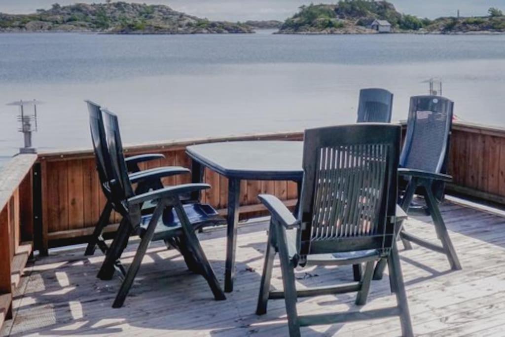 Ferie Pa Bryggekanten I Kristiansand, Flekkeroy Bagian luar foto